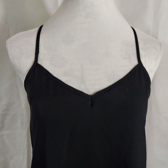 Abercrombie & Fitch Black Spaghetti Strap Tank Top Strappy Camisole Cami XS - Picture 3 of 11